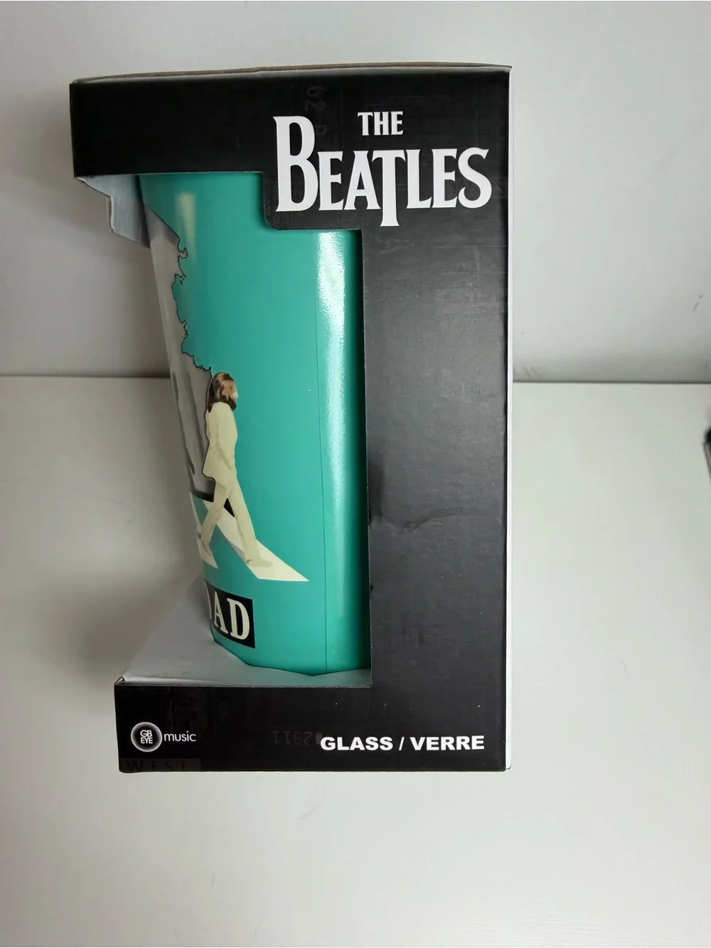 The Beatles Glass 14oz Abbey Road
